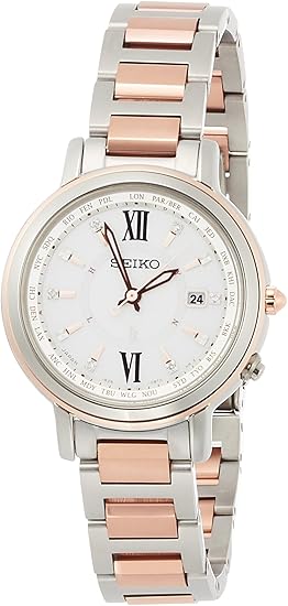 Amazon セイコーウォッチ 腕時計 ルキア ダイヤ入りダイヤル チタンモデル ラッキーパスポート Ssqv034 レディース シルバー レディース腕時計 腕時計 通販