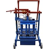 TECHTONGDA Hand-Pushed Hollow Brick Making Machine Hollow Block Press 2pcs One Time 400 * 200 * 200mm/15.75 * 7.87 * 7.87inch 220V