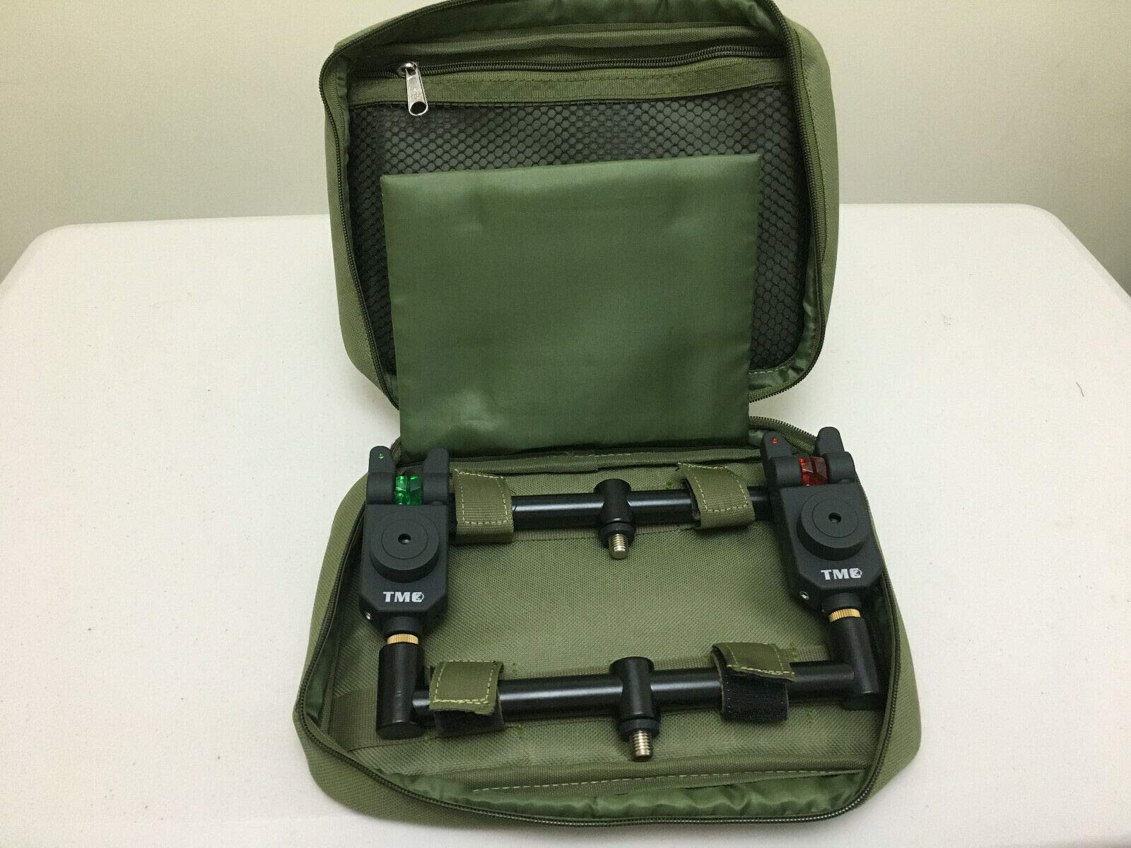 TMC Buzz Bar/Buzzer Bar Bag/Alarm case. 2 Rod case, Padded, Olive,