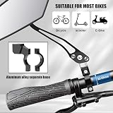 Diyife Bike Mirror Pair 360° Adjustable Wide View 22-25mm Handlebar view 4