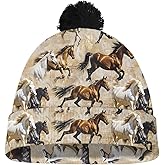 Uppodwarkid Kids Beanie Winter Soft Warm Knitted Hats Skull Pompom Cozy Caps for Girls Boys