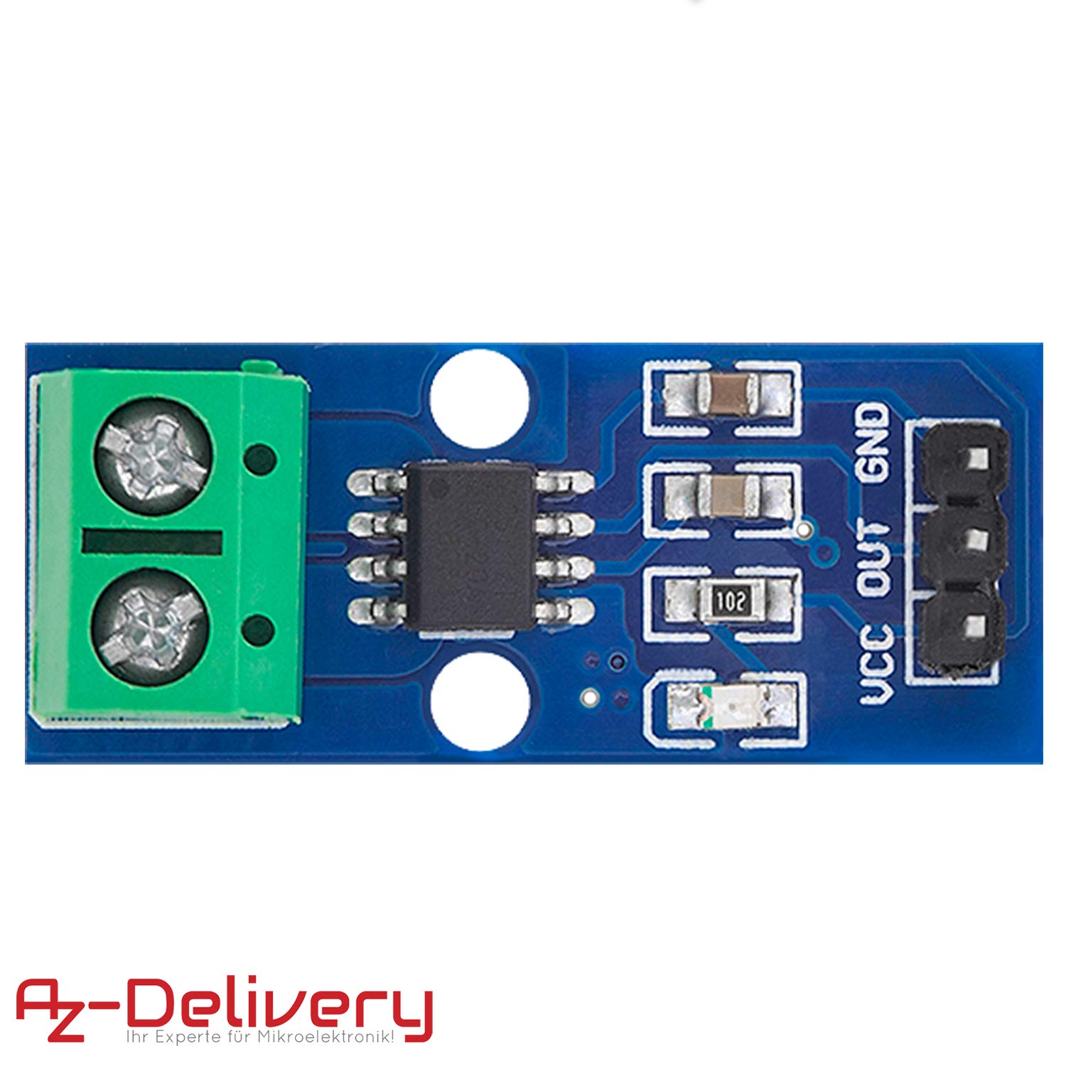 AZDelivery ACS712 20A Range Current Sensor Measuring Module compatible with Arduino including E-Book!, 1x ACS712 20A - Image 3