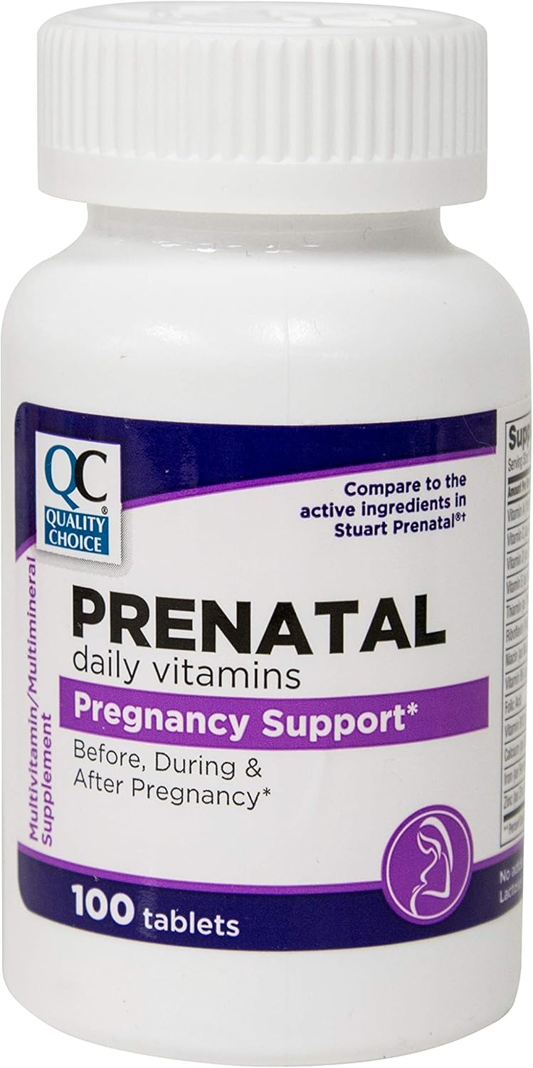 Quality Choice Prenatal Vitamin 100tb By Cdma Qc Amazon Ca Health Personal Care
