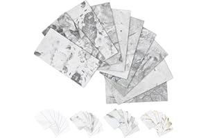 Yipscazo Peel and Stick backsplash 3 x 6 Inches 3D PVC Composite Wall Tile Stick on Backsplash Tile for Kitchen Bathroom, Laundry Room, Fireplace(Gray Granite, 160 Pieces)