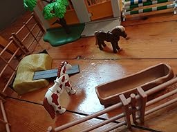 Pièce Playmobil Centre Équestre : Pilier Blanc Pour Attacher Les Poneys (réf. T2181, 4190) - Occasion