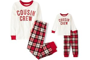 The Children's Place unisex-baby And Kids, Sibling Matching, Christmas Pajama Sets, Fleece