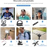 NEEWER 50-in-1 Action Camera Accessory Kit GoPro Hero 12 11 10 9 DJI OSMO view 4