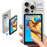 Young Master Magnetic Touchscreen Monitor, Vlog Selfie Monitor Screen for iPhone, 4K 60fps, Audio Sync, 4in Back Camera Monit