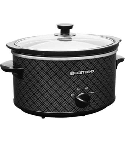 Amazon.com: Crock-Pot 4.5 Quart Round Portable Slow Cooker and