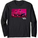 Squid Game Pink Guards Panel Long Sleeve T-Shirt