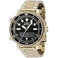 Invicta Pro Diver Men 46.5mm Stainless Steel Gold Black dial Electronic Digital