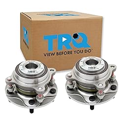 TRQ 2 Piece Front Wheel Bearing & Hub Assembly Set