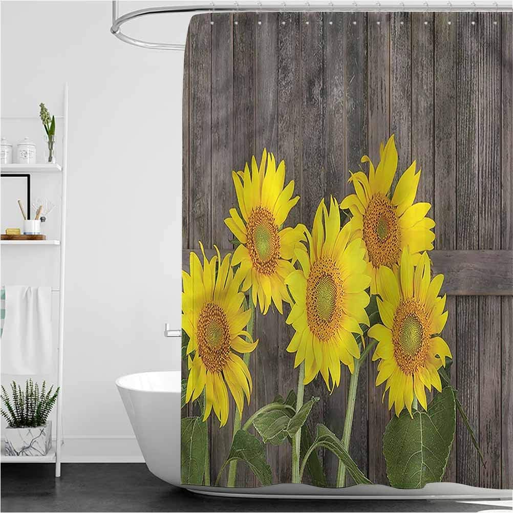 Amazon.com: Interestlee Sunflower Shower Curtains for Bathroom