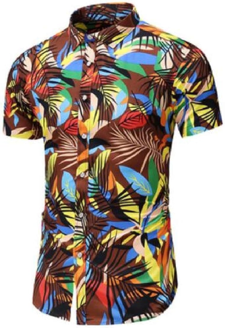 slim fit tropical shirt