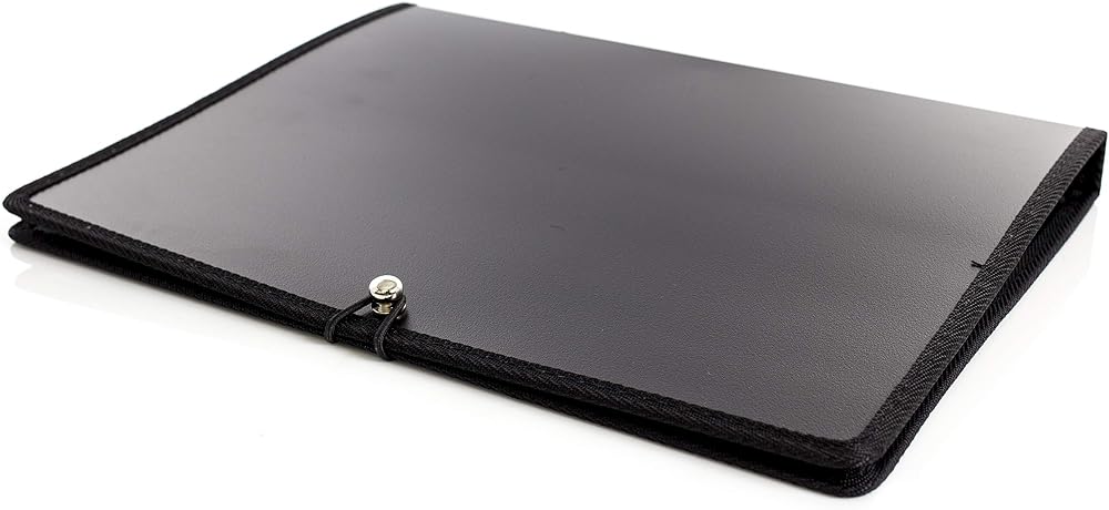 Mapac Choral Folder in Black A4 – 10 Adjustable Music Strings
