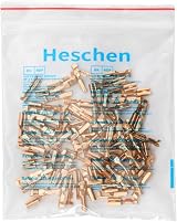 Heschen 2.8mm Female Spade Crimp Terminals 100pc Non-Insulated Brass 0.5-0.8mm view 9