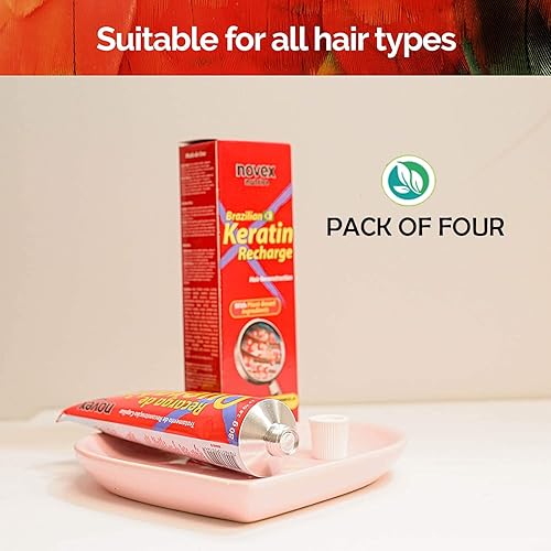 NOVEX Leave-In Conditioner Brazilian Keratin Recharge Tube