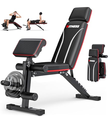 XCHIEF Adjustable Weight Bench - 1000LBS Capacity Heavy Duty