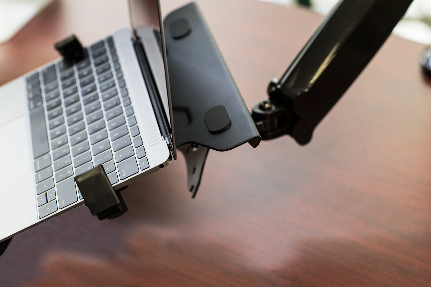 MountIt! Laptop VESA Mount Tray Laptop Holder Arm Mount Attachment Vented Notebook Tray