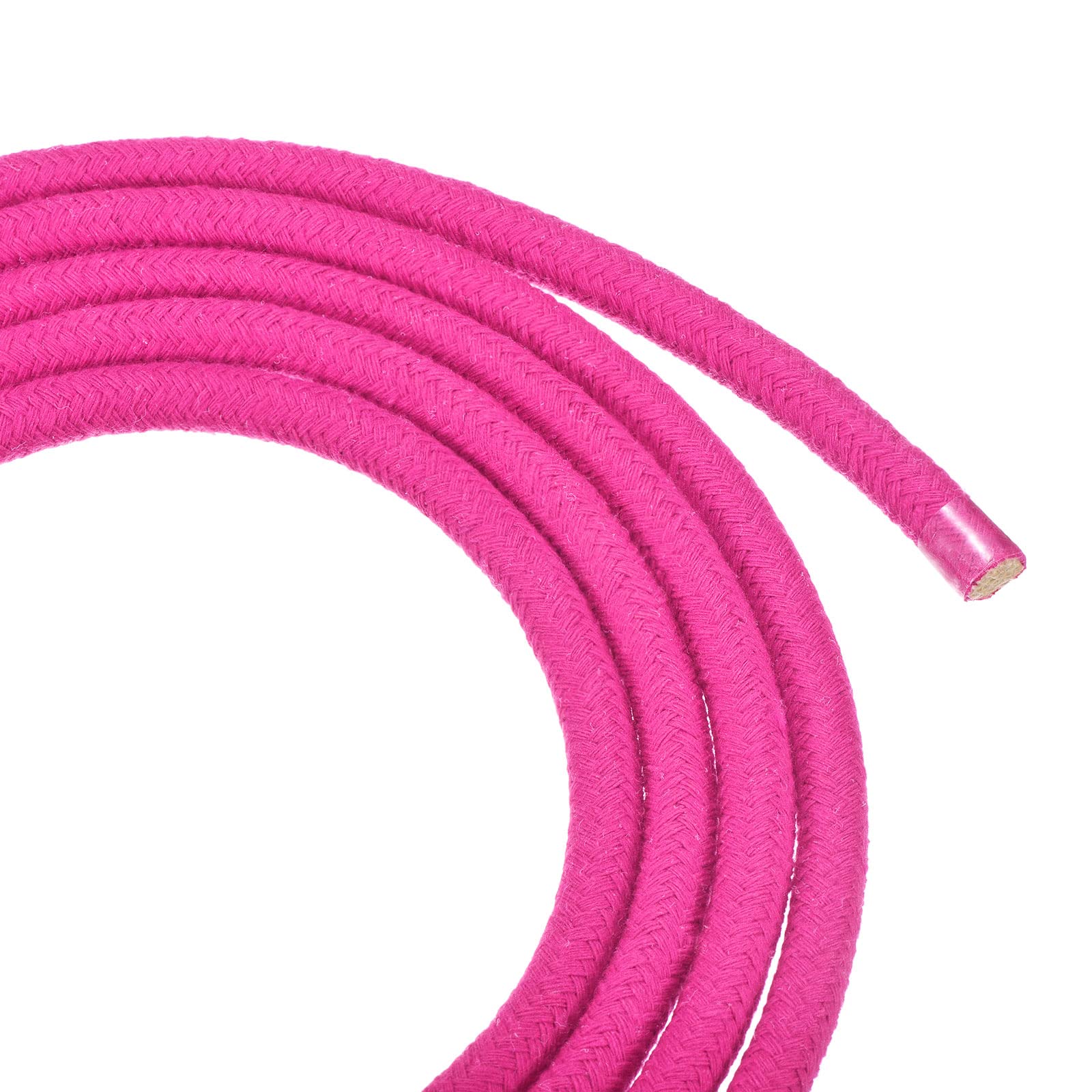 PATIKIL 3 Meter Gymnastics Rope for Playing Fitness, Sport Gym Training, Home Workout, Rose Red
