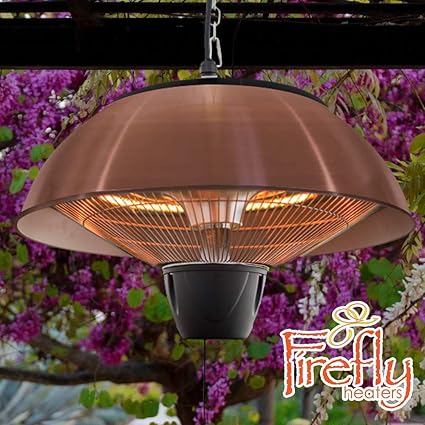 Firefly 1 5kw Retro Style Hanging Ceiling Electric Patio Heater In