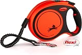 flexi Xtreme L Tape 8 m Black/Orange Retractable Dog Leash up to 55 kg view 1