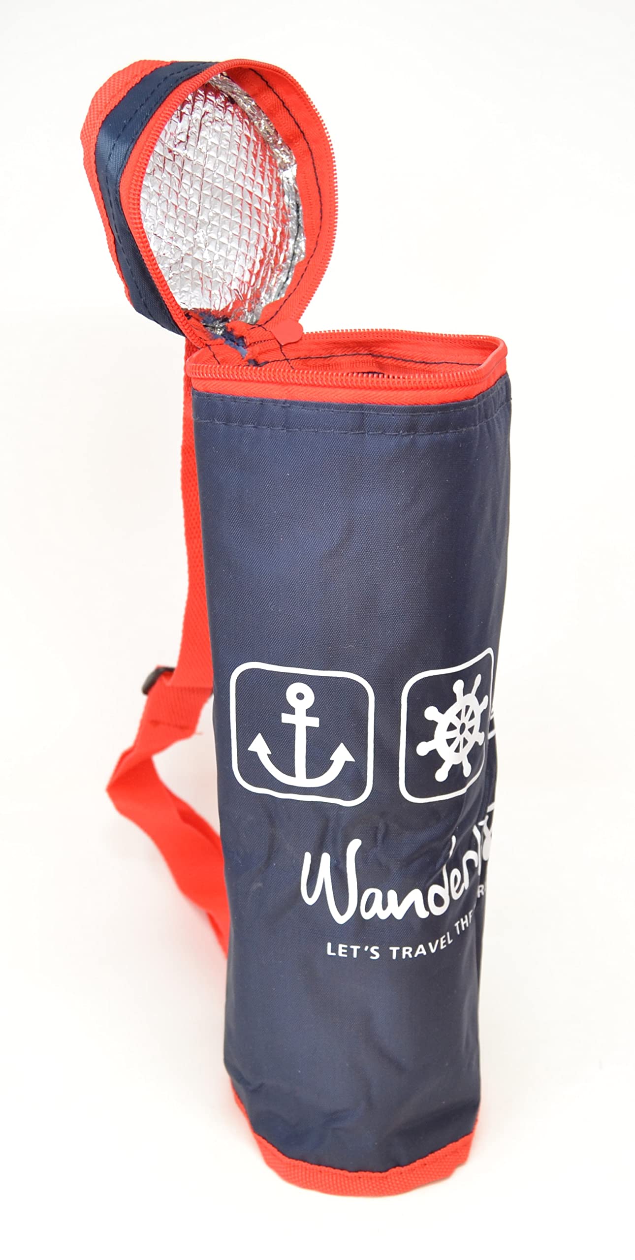 Blue Total Hidalgo 1.5L Bottles Portable Flexible Cooler for Beach Camping Thermal Bag Camping Cooler Navy Cooler Small Port Camouflage Military Navy