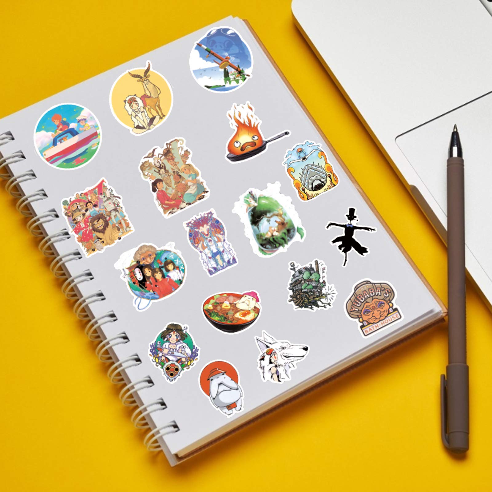 Studio Ghibli Stickers 100 Pcak Miyazaki Anime Vinyl Waterproof