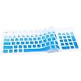 JuYuish Keyboard Skin Compatible with Dell Inspiron AIO 3670/3477, Dell Inspiron 27 7000 7700 7790, Dell Inspiron 24 5000 5400 5490 All-in-One Keyboard, Optiplex 3240 5460 7450 7050 - Gradient Blue