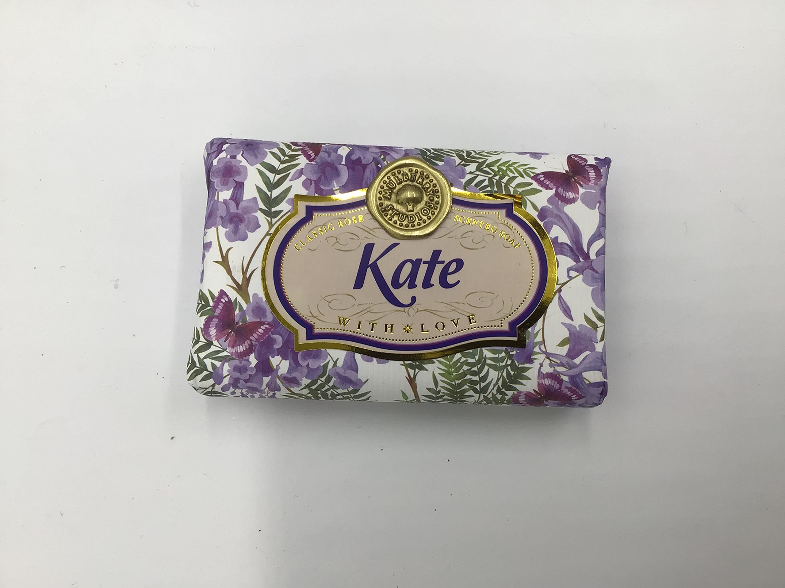 Kate - Gift Soap Bar For Her Birthday Rose Scent Mum Grandmother Cleanser Lather Present Girl
