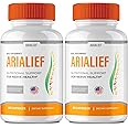 IDEAL PERFORMANCE Arialief Capsules for Sciatica, Arialief Nutritional Support for Nerve Health, Arialief Sciatica Capsules, Arialief Primepalm Supplement Pills, Aria LIEF Vitamin Reviews (2 Pack)