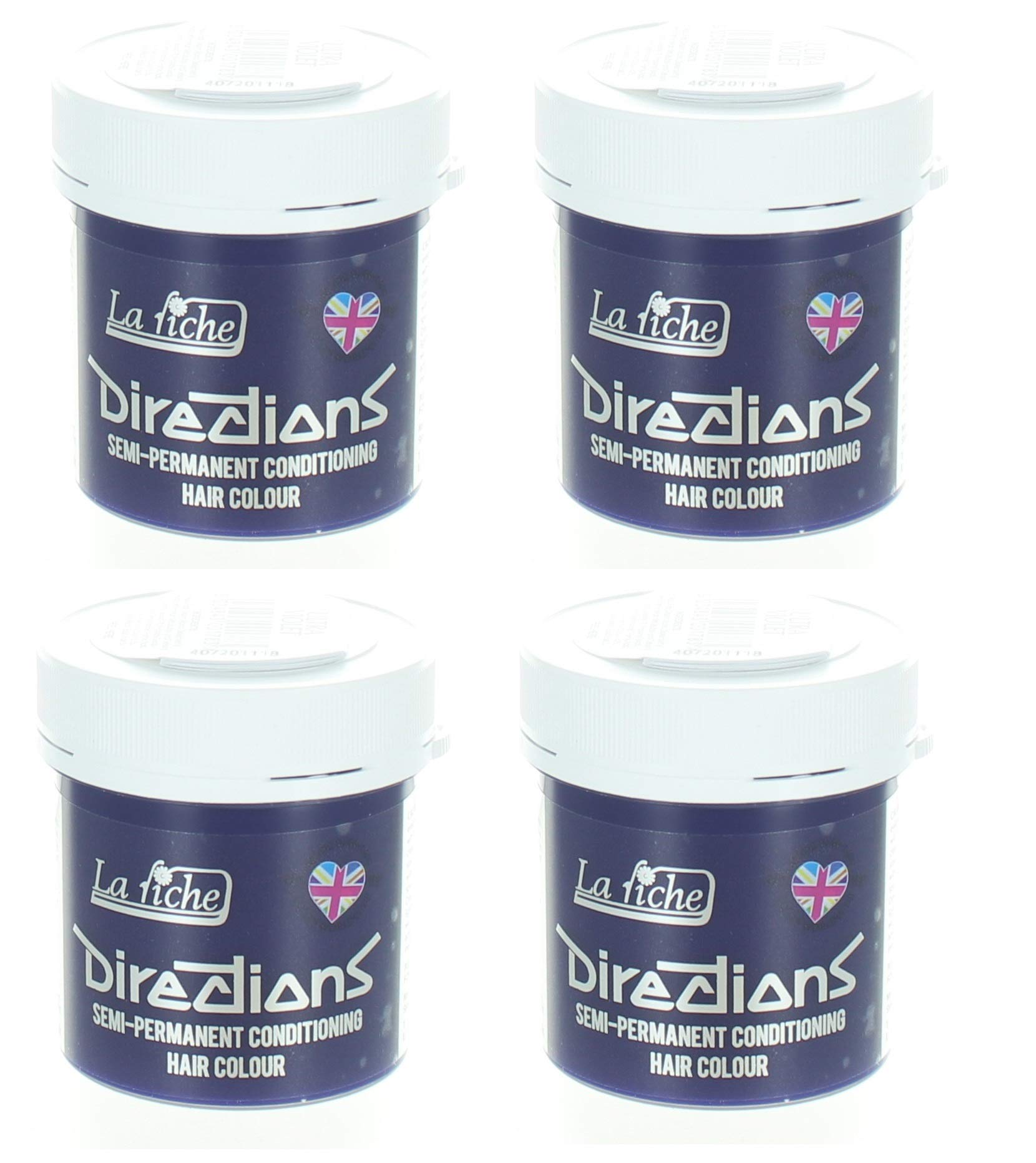 4 x La Riche Directions Semi-Perm Hair Colour Ultra Violet 4x 88ml — image 1