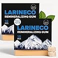 Larineco Remineralizing Gum with Nano Hydroxyapatite & Xylitol ¨C Sugar-Free Xylitol Gum ¨C Plastic-Free, Dye-Free, Aspartame-F