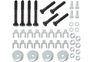 44 PCS Upper Lower Control Arm Bolts With Nuts Compatible With Camaro Chevelle Nova Firebird,Chevelle, El Camino, GTO, Lemans