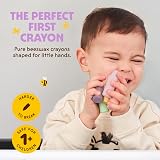 Honeysticks 100% Pure Beeswax Crayons 12 Pack Pastel Non Toxic view 3