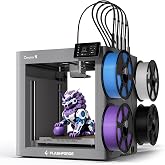 FLASHFORGE Creator 5 Multi-Toolhead 3D Printer 7S Toolchanger Multi-Filament Printing, CoreXY 600mm/s 5X Faster Color Switch, Near-Zero Waste System, Auto Bed Leveling Smart Extrusion Stunning Results