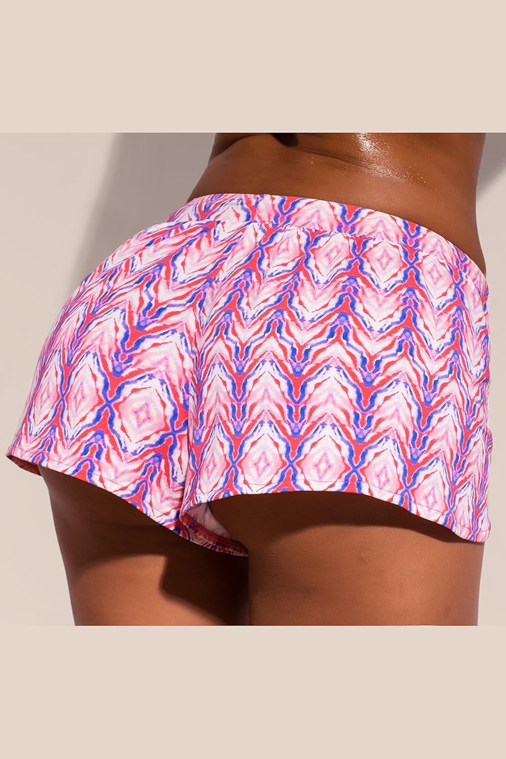 boldgal women's swimwear drawstring bikini (pink)