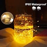 Lezonic Fairy Lights 120LED 13M 8 Modes Battery Operated IP65 Warm White 2 Pack view 3