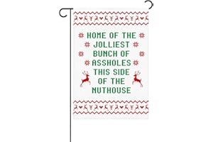 ARSEMICA National Lampoon's Christmas Vacation Decorations, Funny Christmas Garden Flag, 12x18 Inch Double Sided Yard Flag, Outdoor Holiday Yard Decor, Griswold Family Christmas Vacation Merchandise Gifts