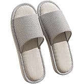 Naapesi Slippers, cosy linen slippers, linen home, summer, non-slip, for indoor and outdoor use, for spa, party