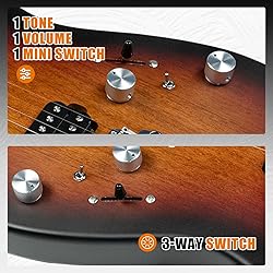 EART EYP-OMNI24 6 String Solid Body Electric Guitar