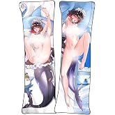 Anime Body Pillow Cover, 15.7 * 47.2 in, Ellen Joe-D24833-3 | 2-way Tricot Dakimakura, Double-sided, Hidden Zipper, Soft Decorative for Bedroom, d2