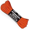 Atwood Rope MFG 550 Paracord 100 Feet 7-Strand Core Nylon Parachute Cord Outside Survival Gear Made in USA | Lanyards, Bracelets, Handle Wraps, Keychain (Burnt Orange)