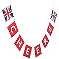 Fun Express - British Party Garland for Party - Party Decor - Hanging Decor - Garland - Party - 1 Piece