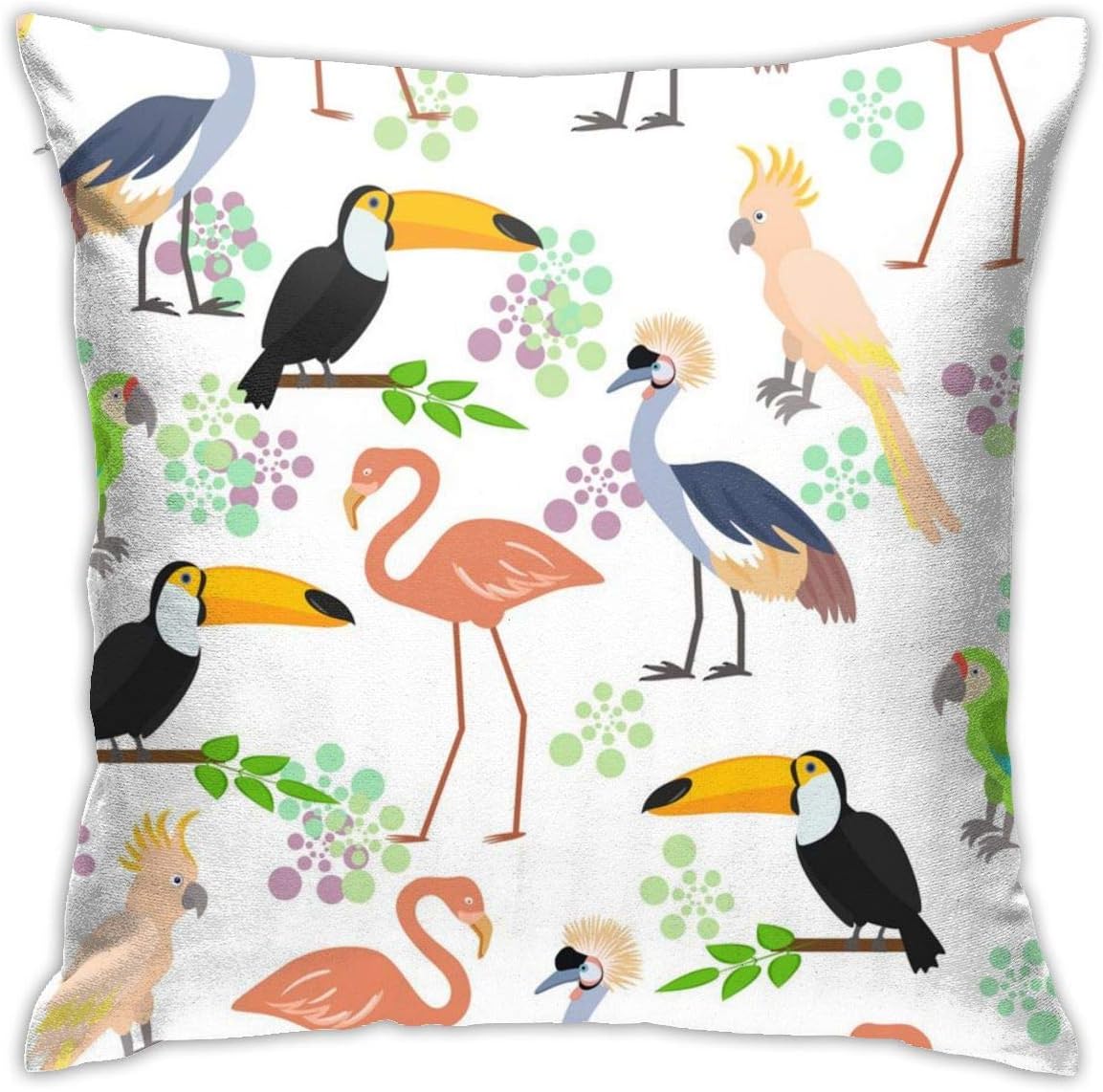 Amazon Com Yunshm Tropical Birds Seamless Pattern Vector Image
