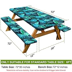 Picnic Table Cover with Bench Covers Camping