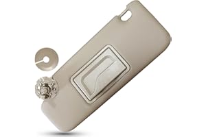 UMISHI Sun Visor for Chevy Cruze 2011-2019 Sun Visor Replacement Number 95034256 95034253 84126667 84126658 (Left Driver Side) (Beige)