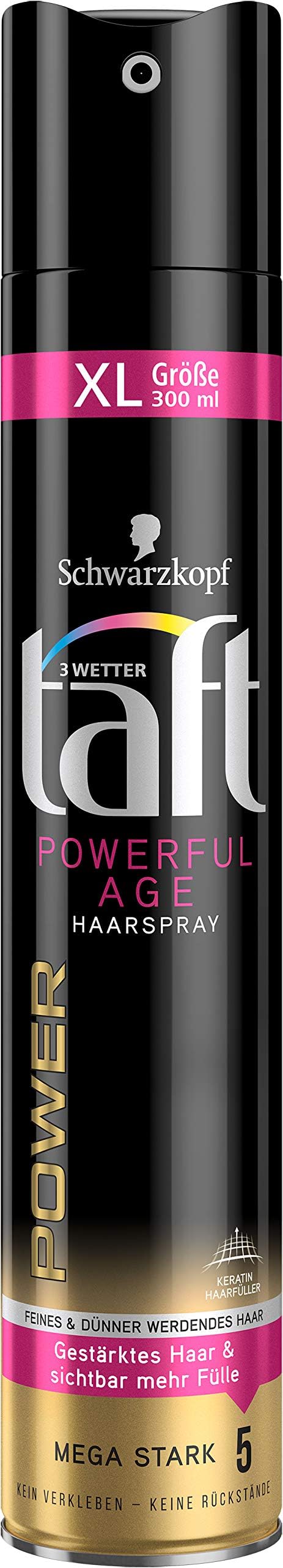 3 Weather Taft Hair Spray Power Powerful Age 300 ml