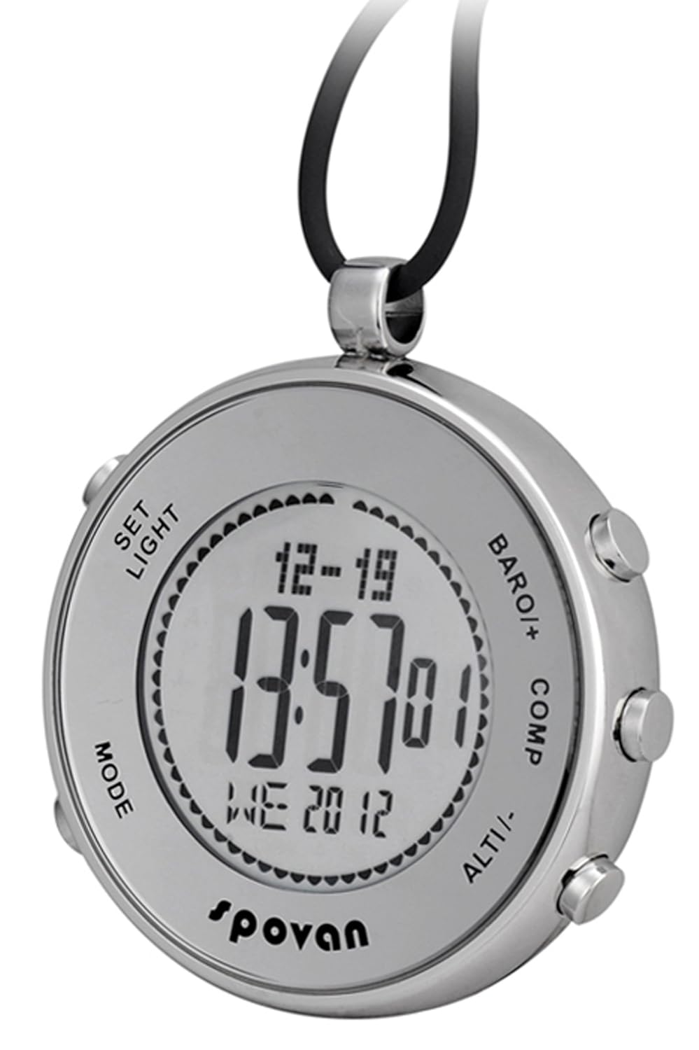Taschenuhr Kompass Höhenmesser Thermometer Altimeter Barometer Sport Outdoor Klettern Digital