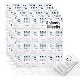 Shipping Cold Packs Dry Ice for Shipping Frozen Food, Flexible Cold Ice Pack Sheets for Coolers, Long Lasting Freezer Ice Packs 14'' X 13'' 144Cells